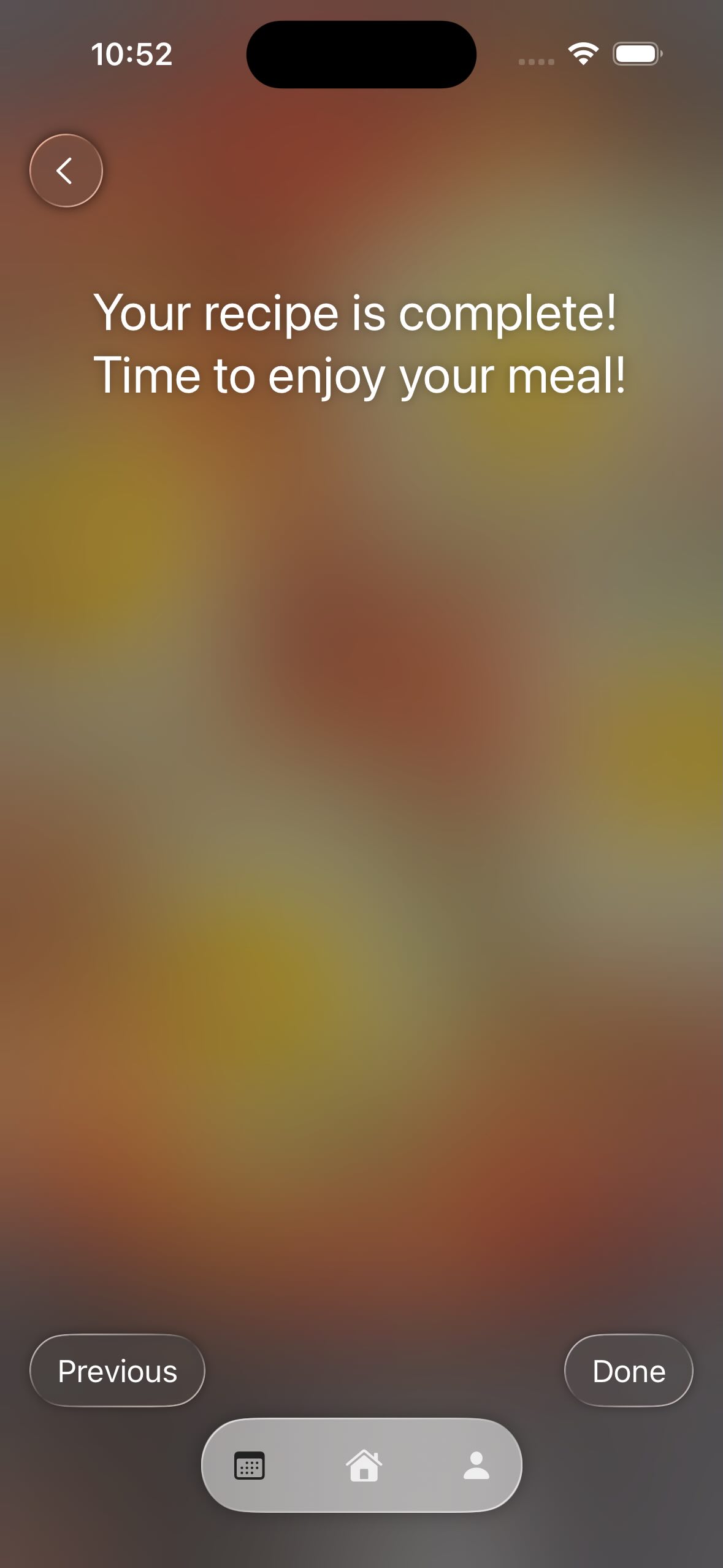 Cooking Mode View