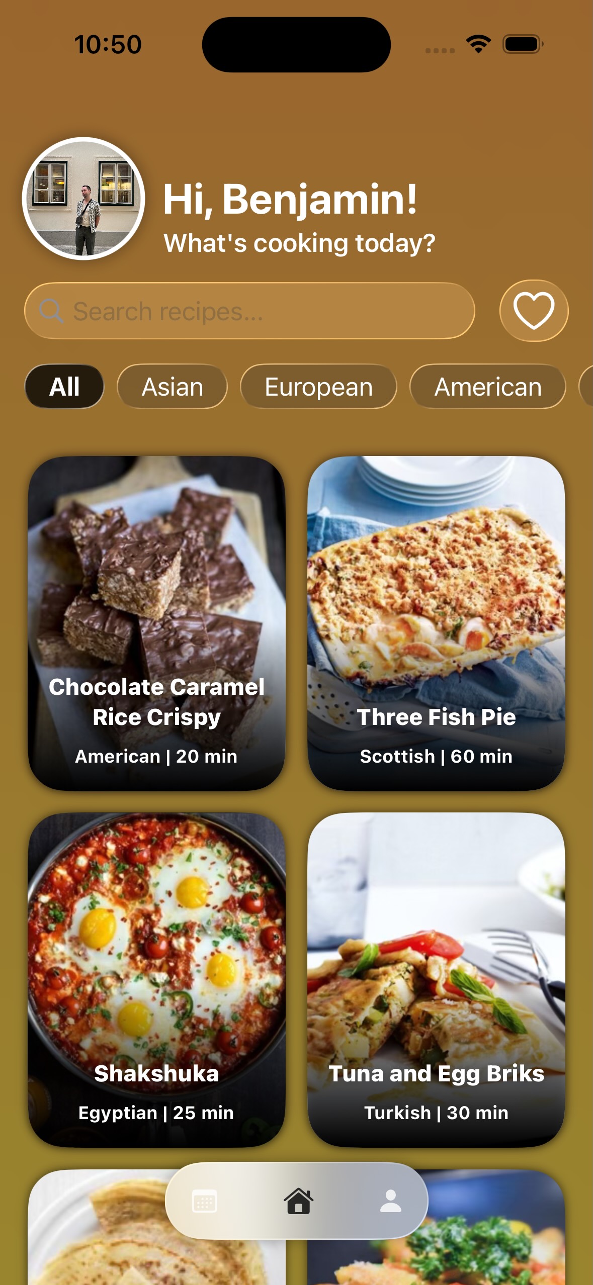 FlavorShare recipe feed