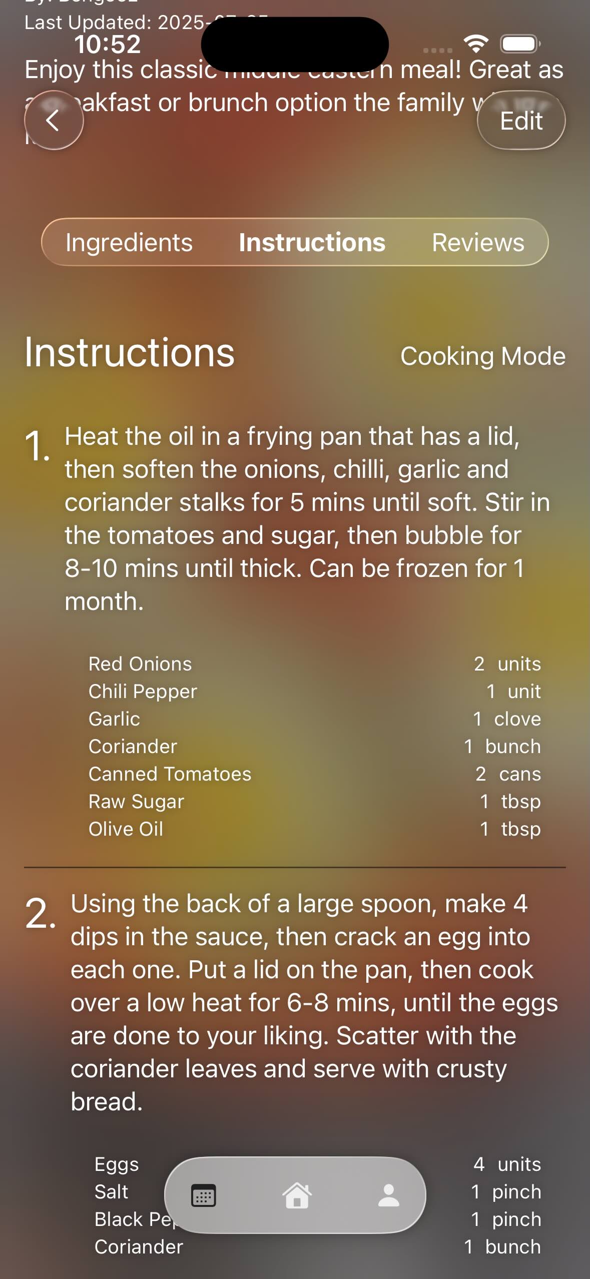Recipe Instructions